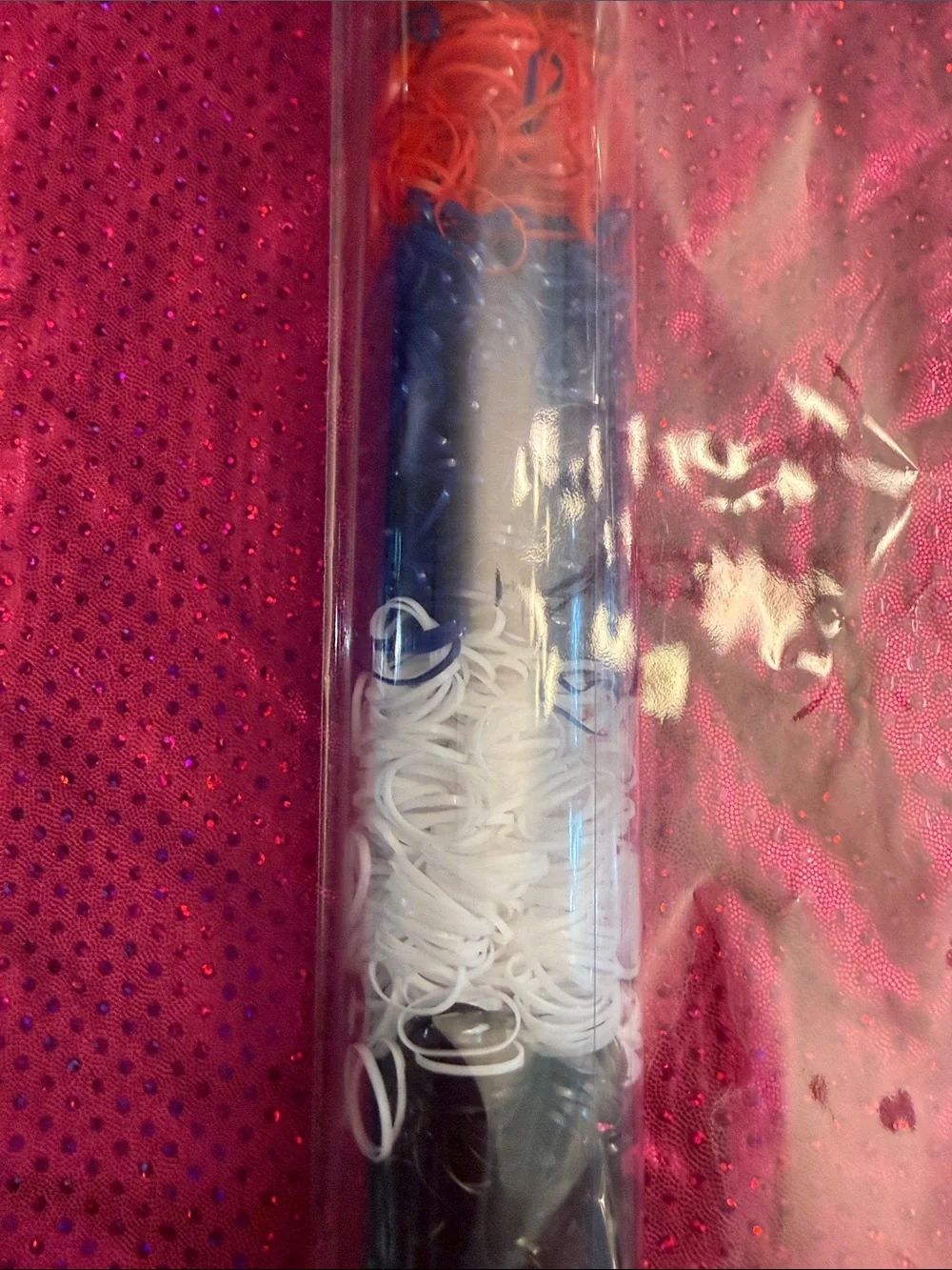 ABC Kids Elastic Hair Bands Pack: Patriotic Colors (2K Pc./Pack)